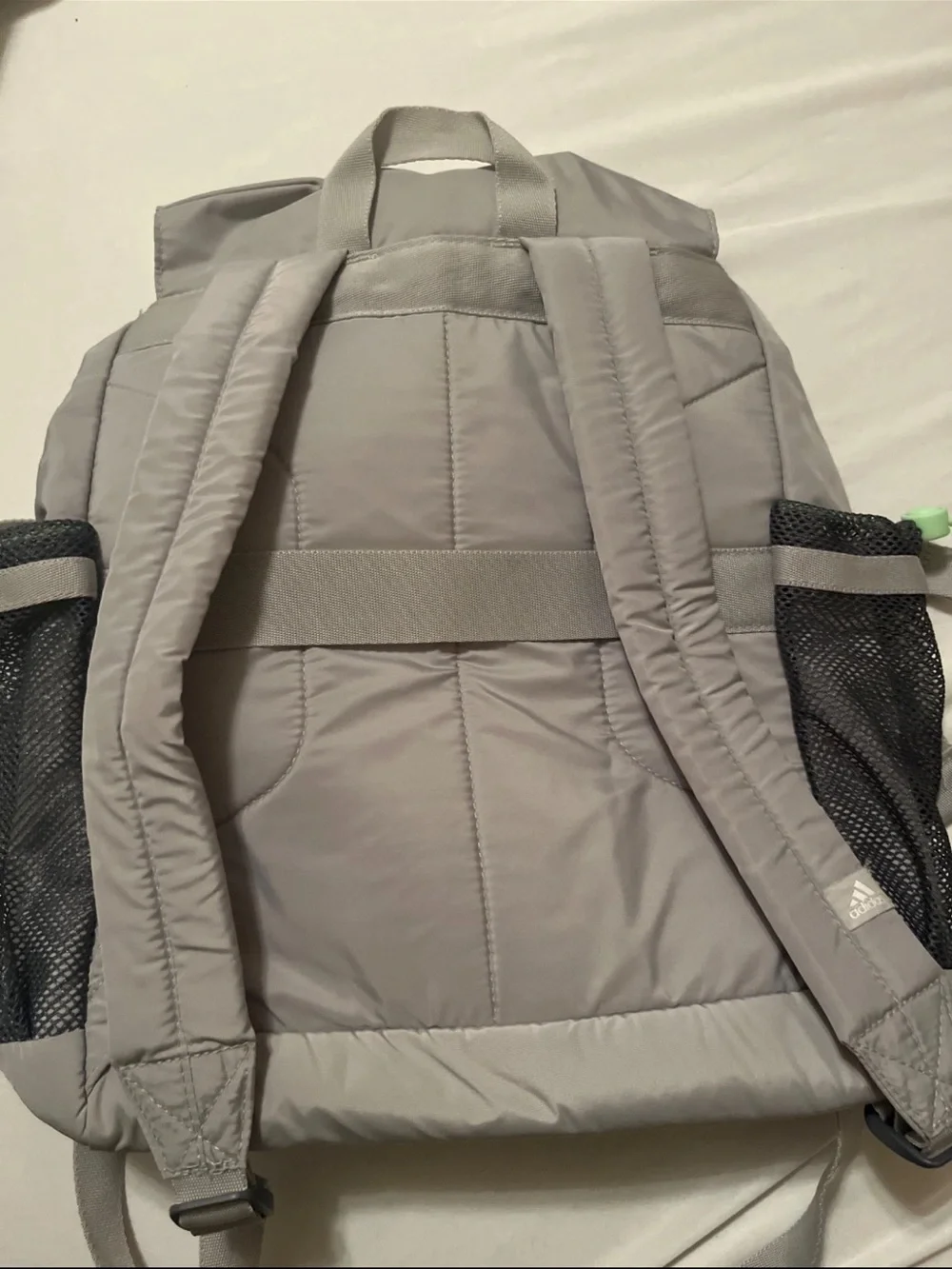 adidas Gray Backpack with Mint Green Accents - Picture 2 of 5